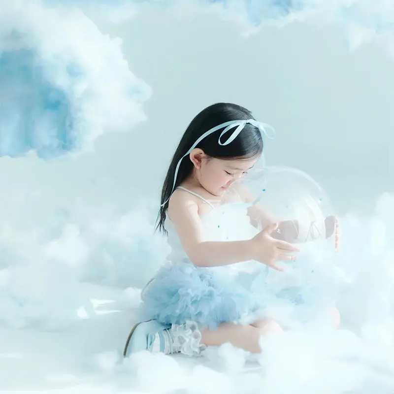 Blue Clouds Theme Set (3-4Y) - Children Photography Props - Image 5